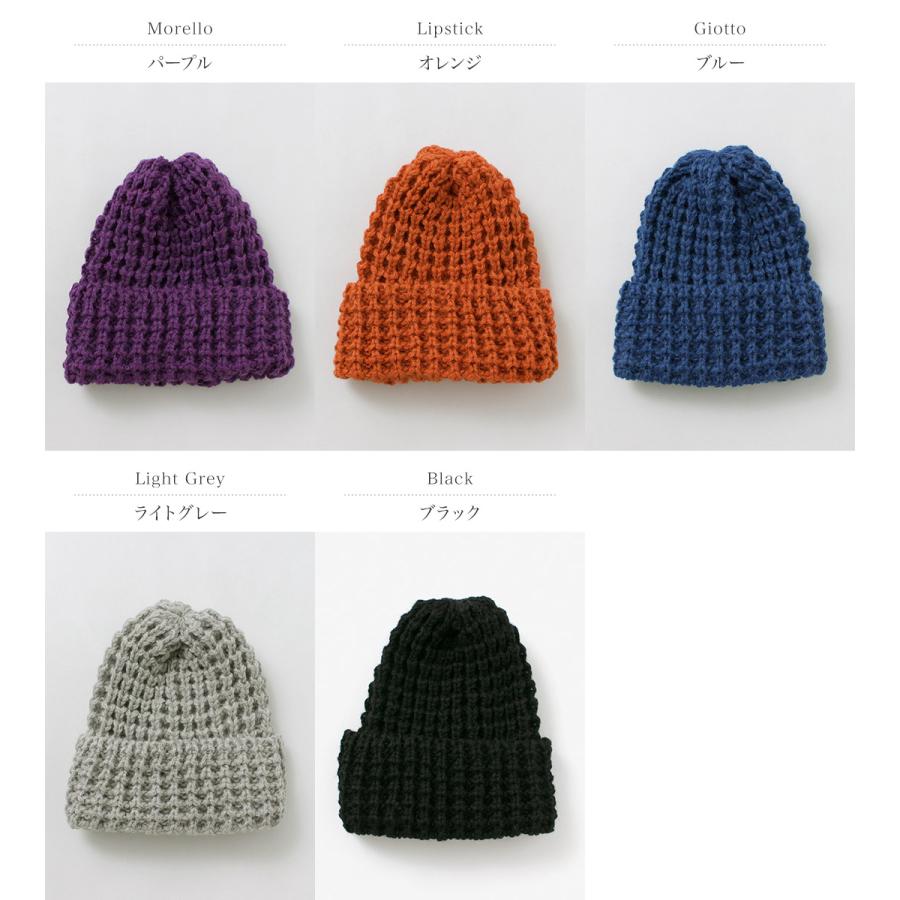 HIGHLAND 2000（ハイランド2000）ボブキャップ タックステッチ (アルパカ×ブリティッシュウール ミックス) / ニット帽 帽子 | HIGHLAND 2000 | 06