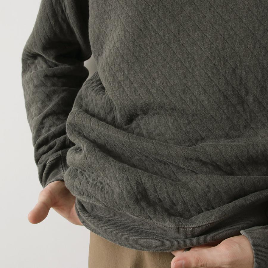 GOOD ON（グッドオン） キルト ロングスリーブ ラグラン クルーネックシャツ 光電子 / メンズ スウェット 長袖 無地 日本製 | GOOD ON | 08