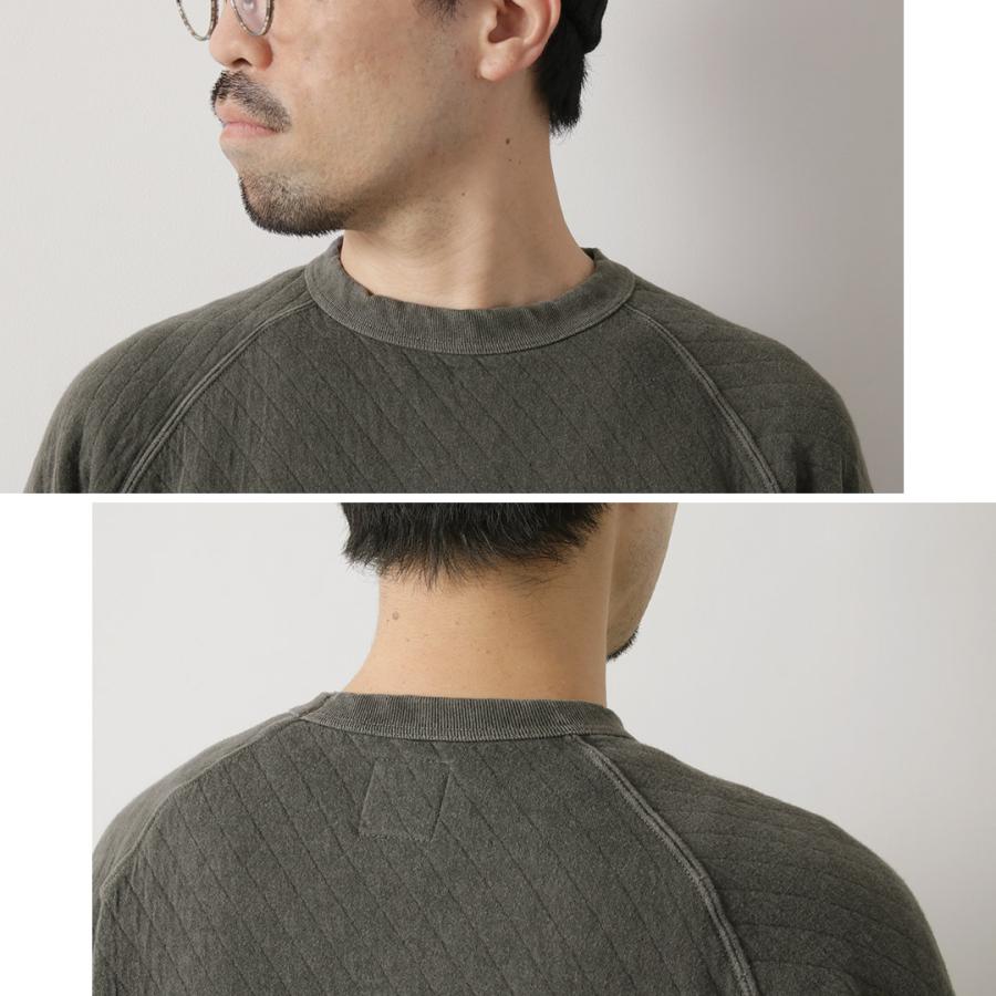 GOOD ON（グッドオン） キルト ロングスリーブ ラグラン クルーネックシャツ 光電子 / メンズ スウェット 長袖 無地 日本製 | GOOD ON | 09