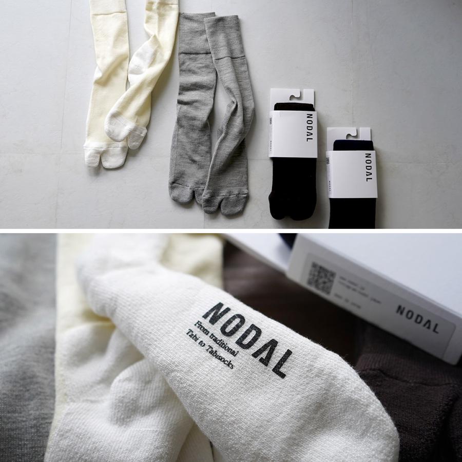 NODAL（ノーダル） メリノウール コットン パネルソックス / 靴下 足袋型 ロング メンズ レディース 日本製 サンダル スニーカー | NODAL | 07