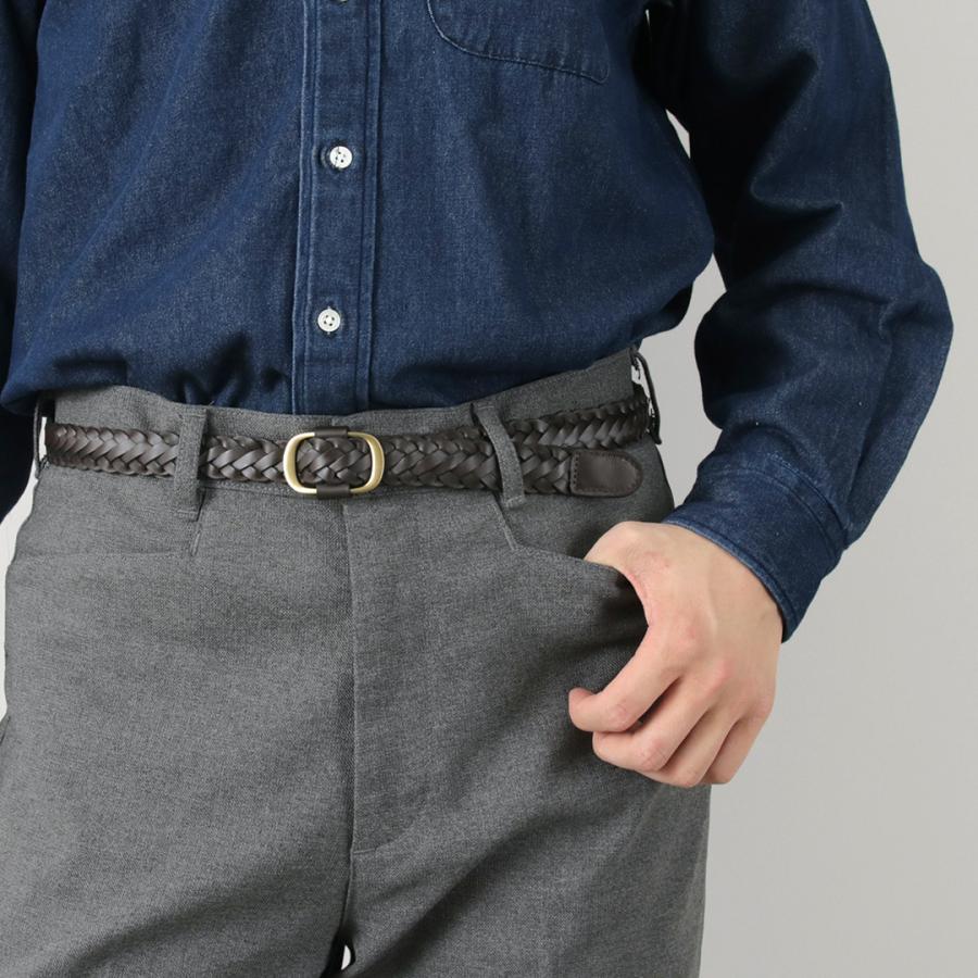 phaduA（パ・ドゥア） サイズレス ブレイドレザーベルト / メンズ レディース ユニセックス 細い 牛革 本革 | ROCOCO | 12