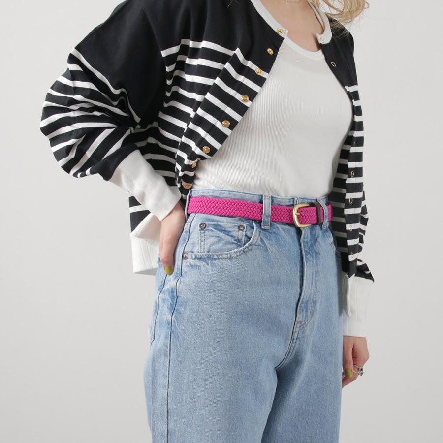 phaduA（パ・ドゥア） エラスティック ナローメッシュベルト / メンズ レディース ユニセックス ナイロン ゴム 編み込み 穴なし | ROCOCO | 17