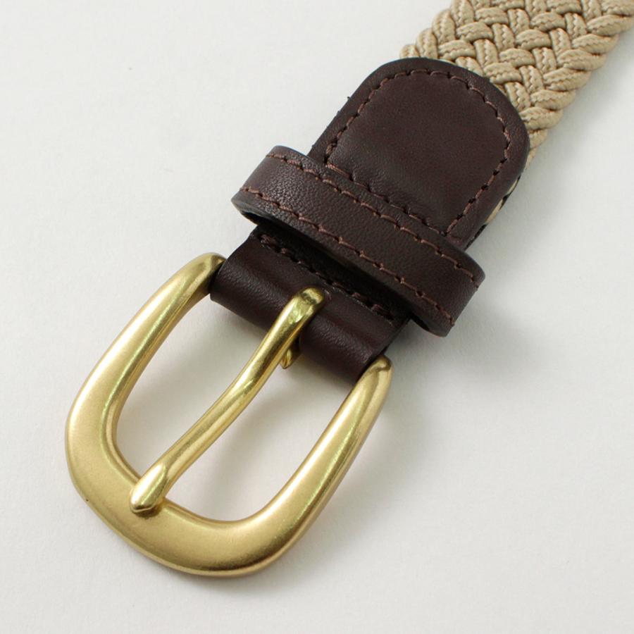 phaduA（パ・ドゥア） エラスティック ナローメッシュベルト / メンズ レディース ユニセックス ナイロン ゴム 編み込み 穴なし | ROCOCO | 16