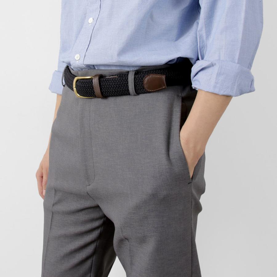 phaduA（パ・ドゥア） エラスティック　メッシュベルト / メンズ メッシュ ナイロン ゴム 編み込み 穴なし | ROCOCO | 17