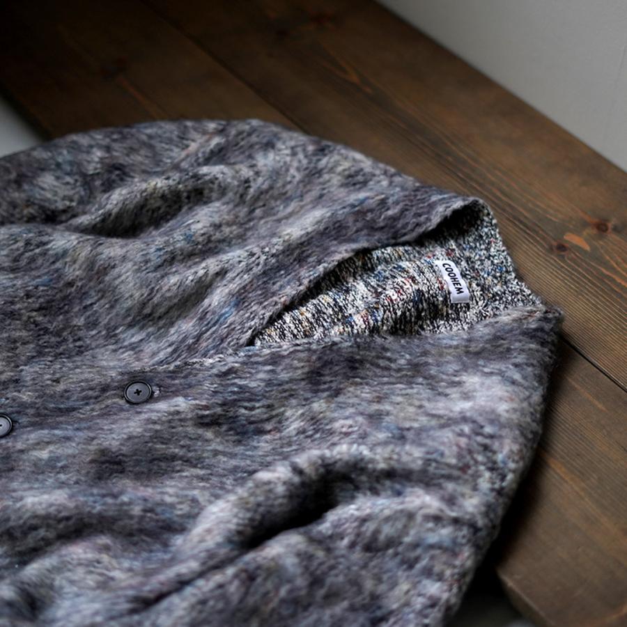 Coohem（コーヘン） 交編 シャギードッグ カーディガン / メンズ 長袖