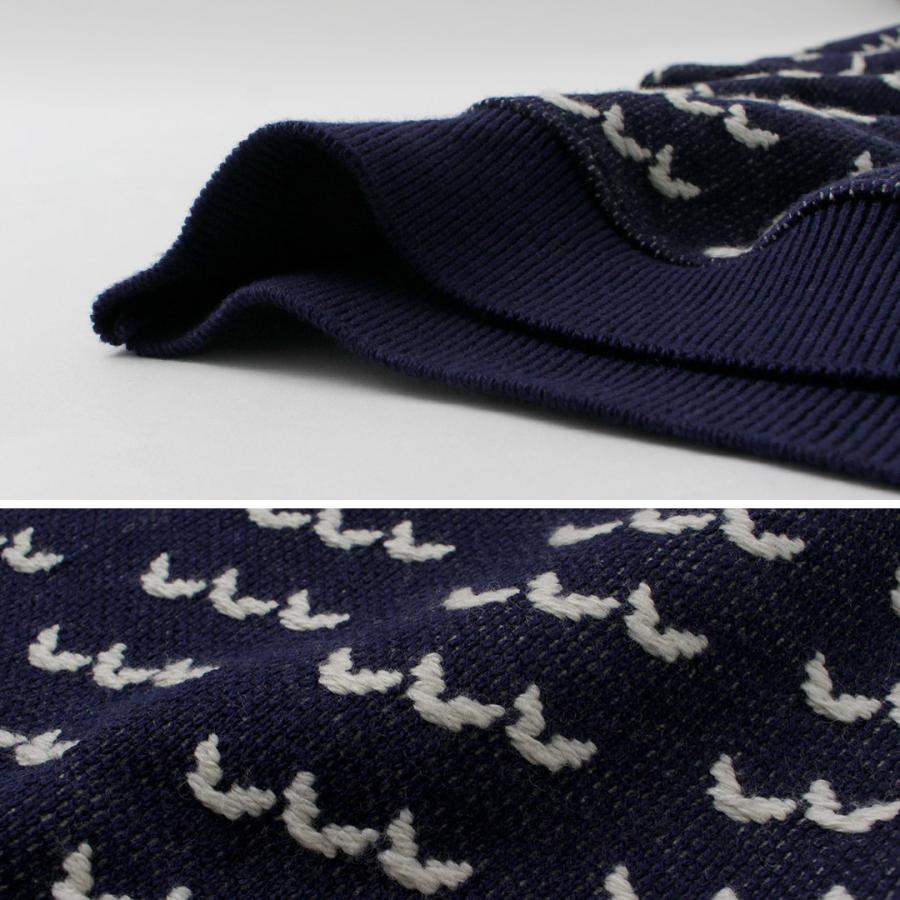 COOHEM（コーヘン） ビッグ バーズアイ ニットプルオーバー / メンズ セーター 長袖 ウール コットン 柄 日本製 米冨 | Coohem | 05