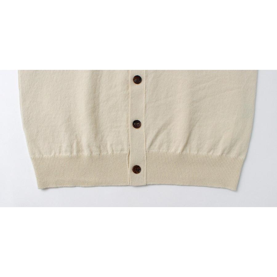 YONETOMI NEW BASIC（ヨネトミニューベーシック） リジッド カシミア ニット カーディガン / メンズ 長袖 羽織り Vネック 日本製 | Yonetomi NEW BASIC | 13