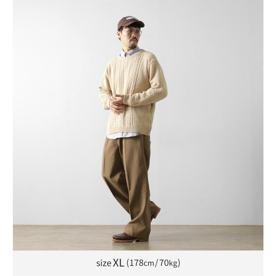 BINGHAMTON KNITTING COMPANY（ビンガムトンニッティングカンパニー） フィッシャーマン コットンニット / セーター | Binghamton Knitting Company | 05