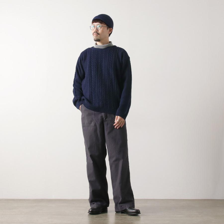 BINGHAMTON KNITTING COMPANY（ビンガムトンニッティングカンパニー） フィッシャーマン コットンニット / セーター | Binghamton Knitting Company | 06