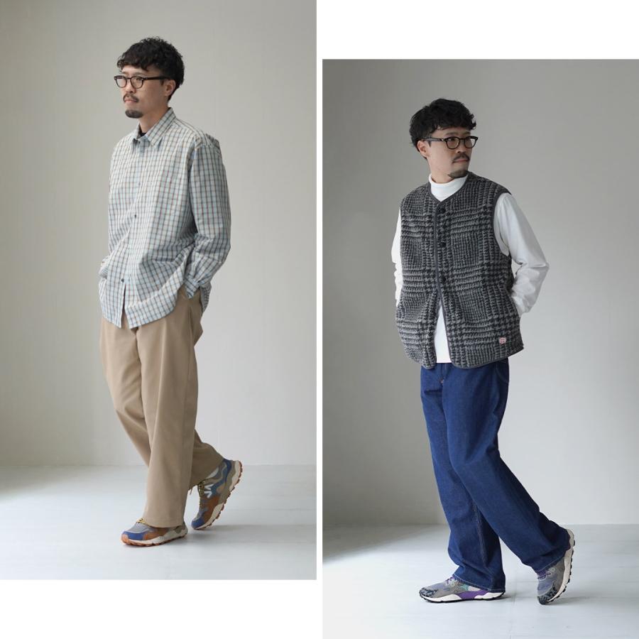 FLOWER MOUNTAIN（フラワーマウンテン） ヤマノスリー ピッグスエード×ナイロン スニーカー / メンズ 靴 シューズ アウトドア | FlowerMOUNTAIN | 08