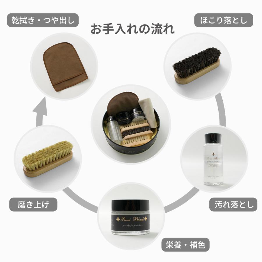 BOOT BLACK（ブートブラック） スクリュードライバーセット シューケアセット / 靴磨きセット シュークリーム 汚れ落とし ブラシ | ブートブラック | 05