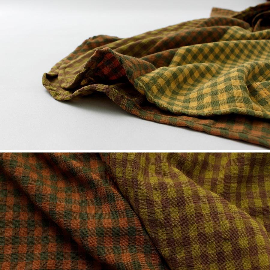 DIP/DZT（ディップ/ディーゼットティー） チェック コンビシャツ / レーヨン リネン クレイジーパターン メンズ 長袖 | dip | 06