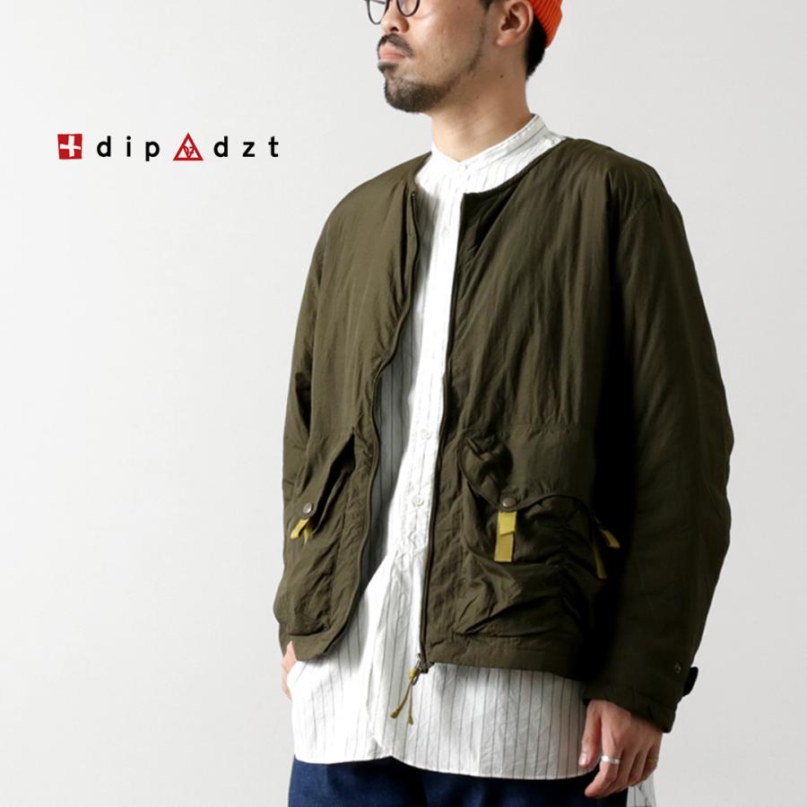dzt DIP/DZT（ディップ/ディーゼットティー） ノーカラーブルゾン