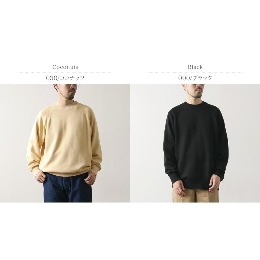 RYE TENDER（ライテンダー） フルトン ラグラン ニットスウェット / メンズ トップス クルーネック 綿100 | RYE TENDER | 03