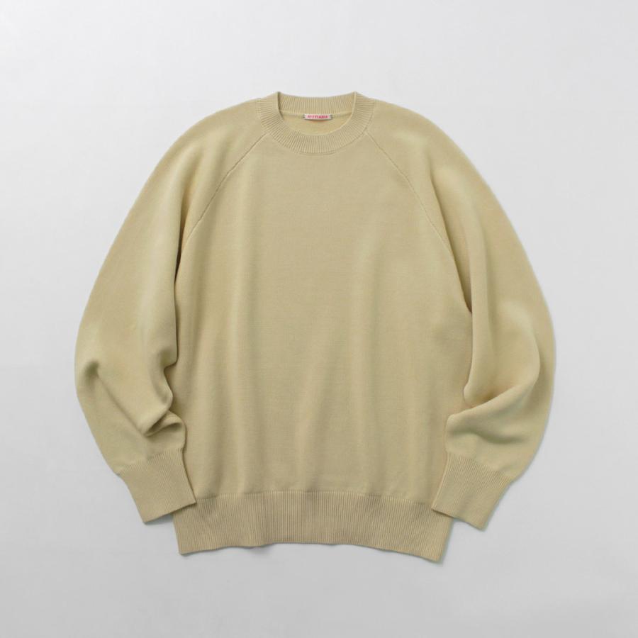 RYE TENDER（ライテンダー） フルトン ラグラン ニットスウェット / メンズ トップス クルーネック 綿100 | RYE TENDER | 04