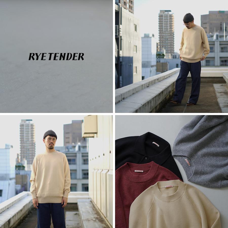 RYE TENDER（ライテンダー） フルトン ラグラン ニットスウェット / メンズ トップス クルーネック 綿100 | RYE TENDER | 07