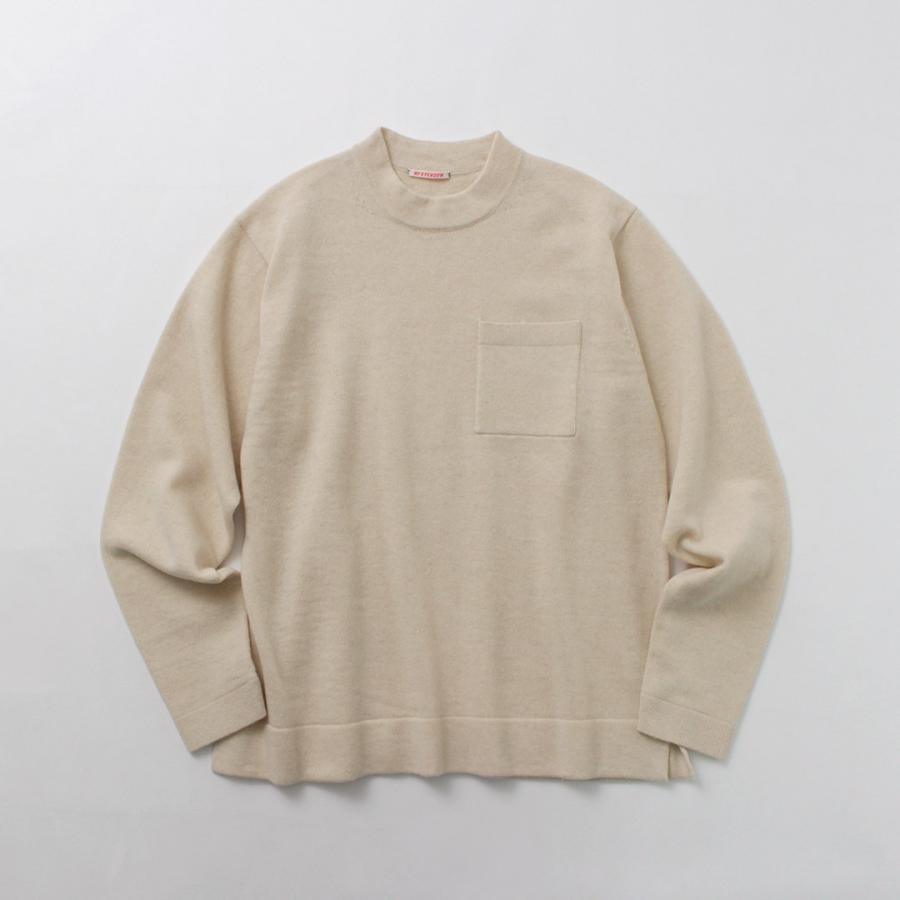 RYE TENDER（ライテンダー） ロイド ポケット プルオーパーニット / メンズ トップス 長袖 ウール 無地 LLOYD SWEATER | RYE TENDER | 05