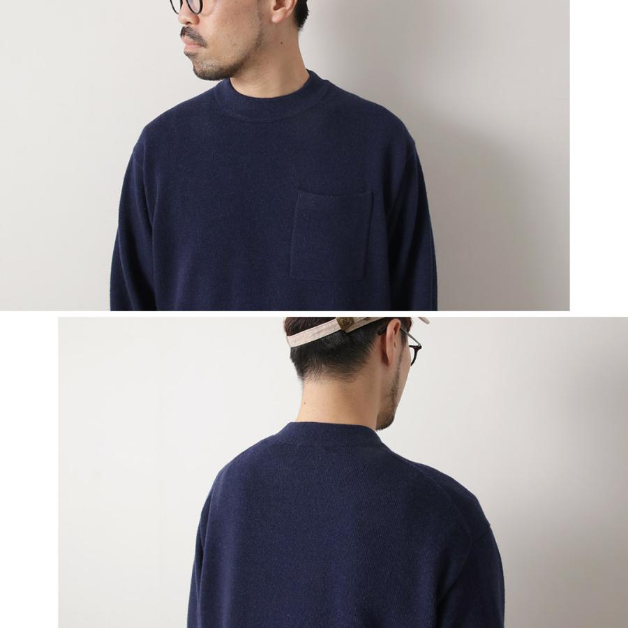 RYE TENDER（ライテンダー） ロイド ポケット プルオーパーニット / メンズ トップス 長袖 ウール 無地 LLOYD SWEATER | RYE TENDER | 12