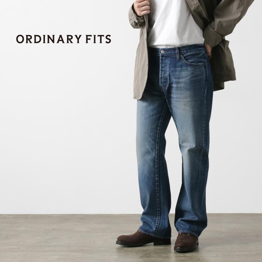 ORDINARY FITS（オーディナリーフィッツ） スタンダードデニム ユーズド / セルビッジデニム テーパード インディゴ 日本製 | Ordinary fits