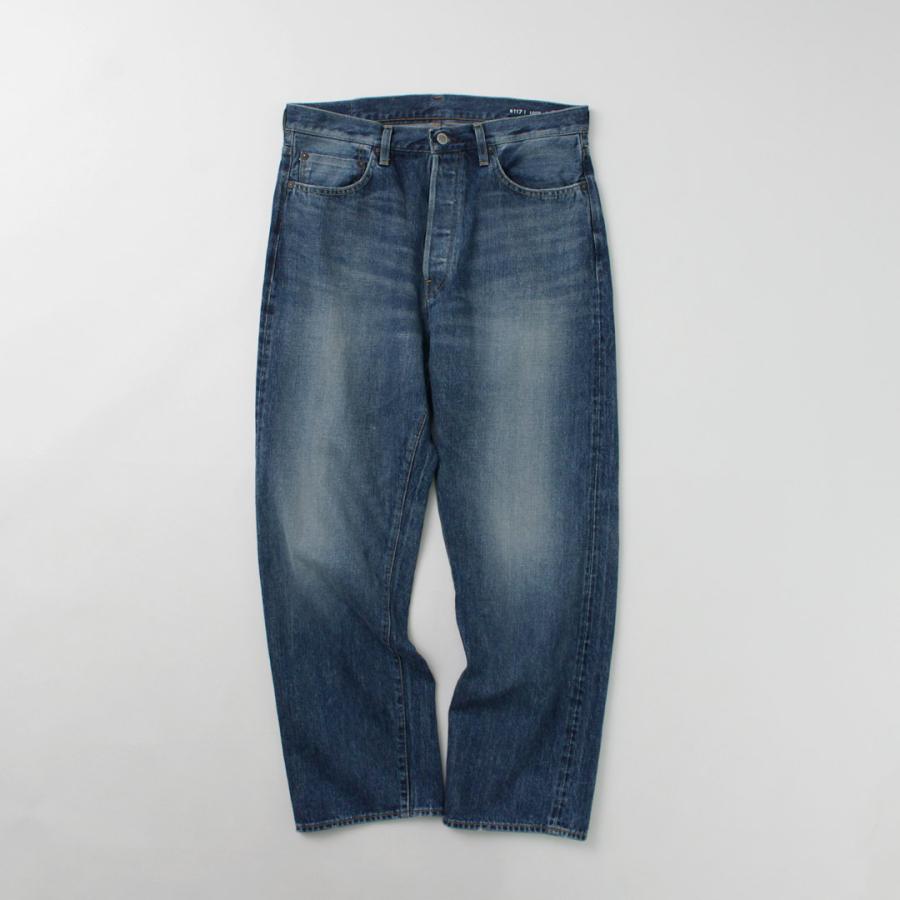 ORDINARY FITS（オーディナリーフィッツ） スタンダードデニム ユーズド / セルビッジデニム テーパード インディゴ 日本製 | Ordinary fits | 02