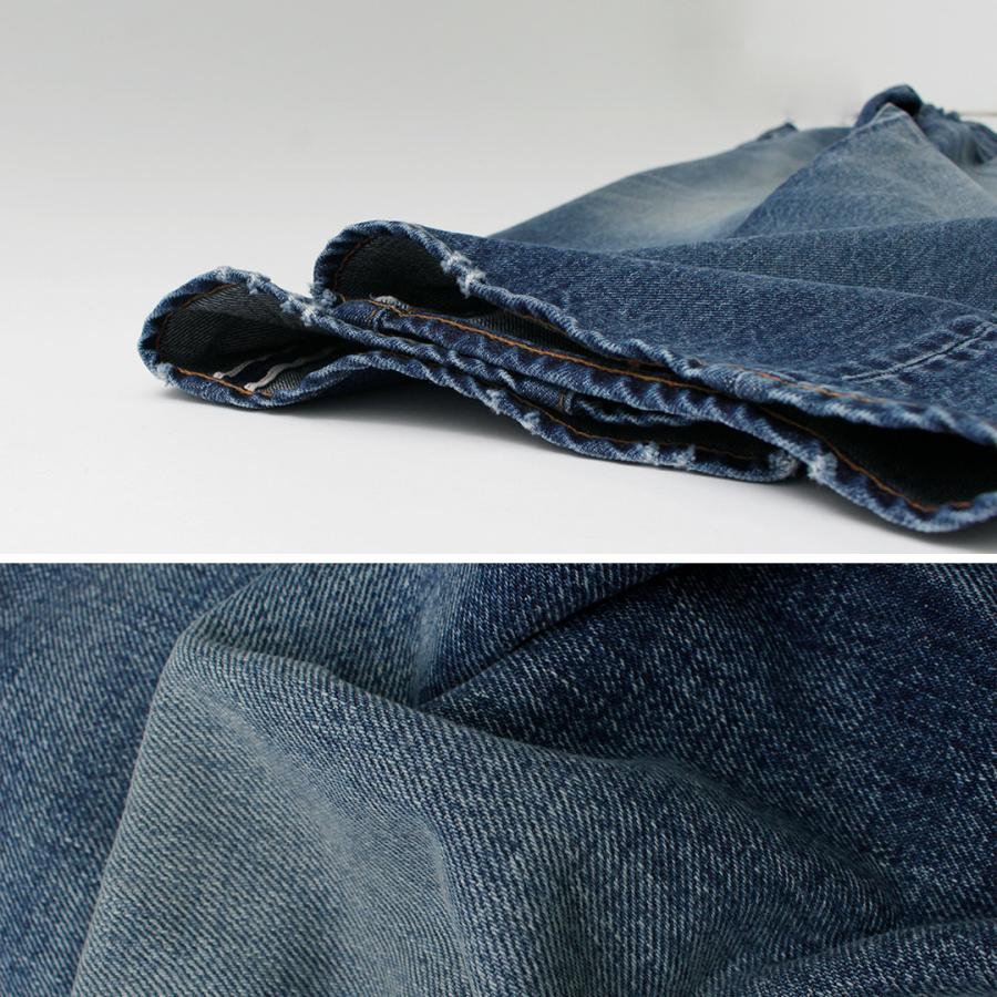 ORDINARY FITS（オーディナリーフィッツ） スタンダードデニム ユーズド / セルビッジデニム テーパード インディゴ 日本製 | Ordinary fits | 05