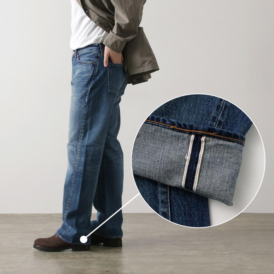 ORDINARY FITS（オーディナリーフィッツ） スタンダードデニム ユーズド / セルビッジデニム テーパード インディゴ 日本製 | Ordinary fits | 08