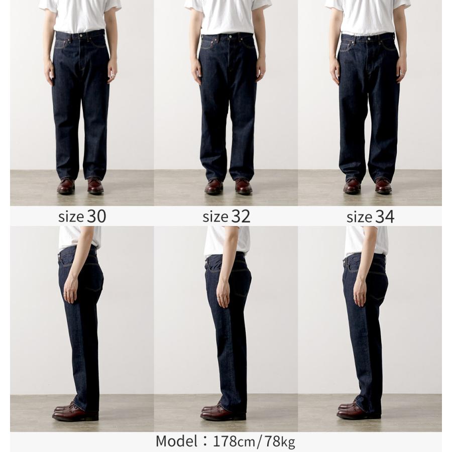 ORDINARY FITS（オーディナリーフィッツ） ルーズデニム ワンウォッシュ / セルビッジデニム テーパード インディゴ 日本製 | Ordinary fits | 10