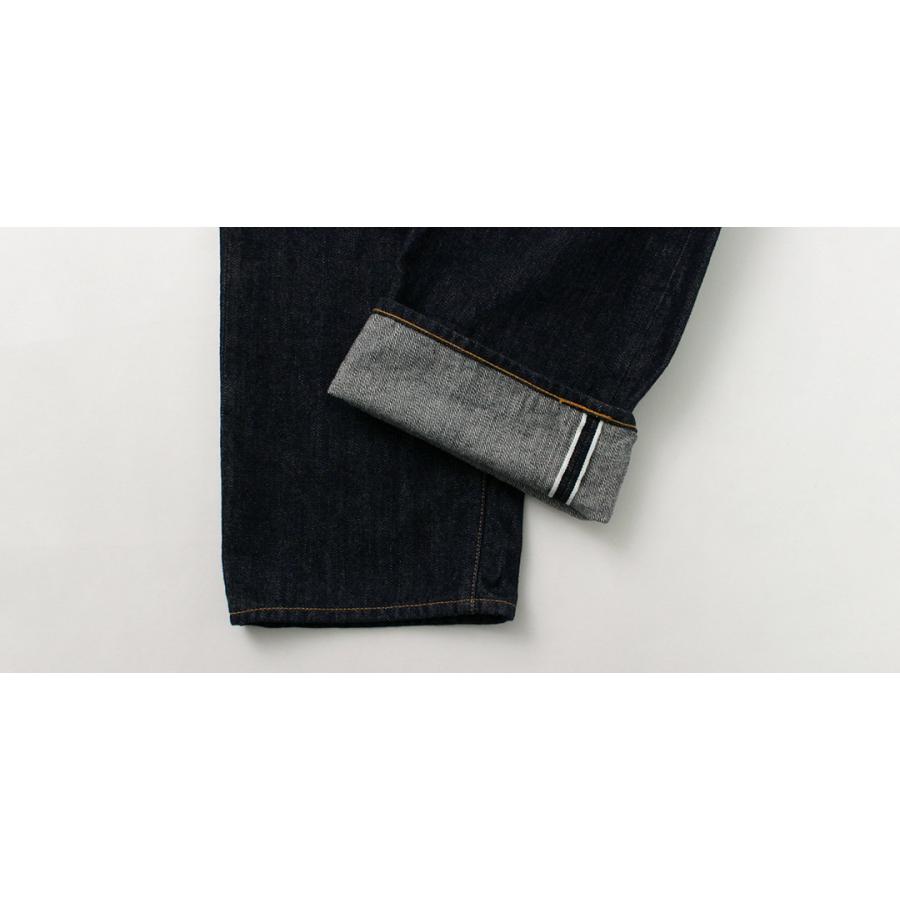 ORDINARY FITS（オーディナリーフィッツ） ルーズデニム ワンウォッシュ / セルビッジデニム テーパード インディゴ 日本製 | Ordinary fits | 12
