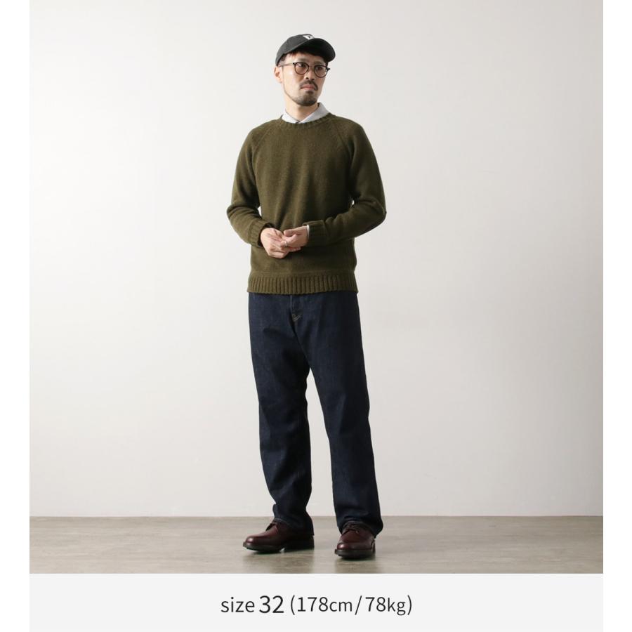 ORDINARY FITS（オーディナリーフィッツ） ルーズデニム ワンウォッシュ / セルビッジデニム テーパード インディゴ 日本製 | Ordinary fits | 04