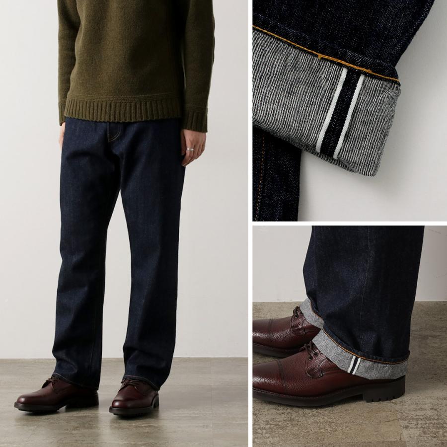 ORDINARY FITS（オーディナリーフィッツ） ルーズデニム ワンウォッシュ / セルビッジデニム テーパード インディゴ 日本製 | Ordinary fits | 08