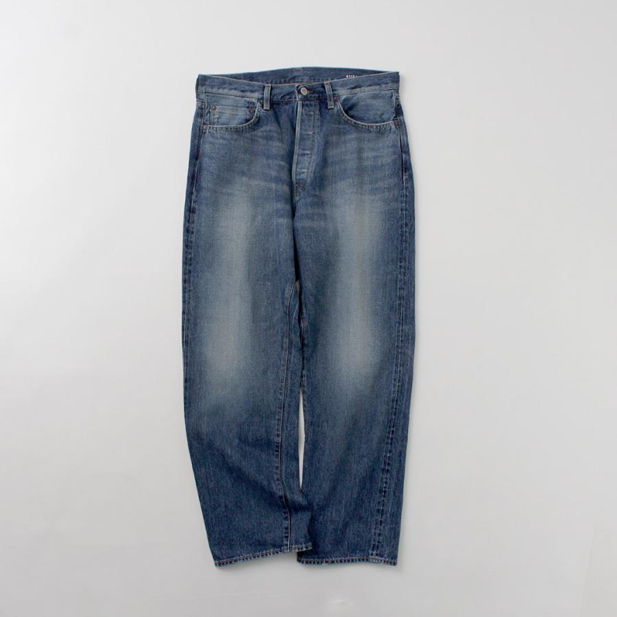 ORDINARY FITS（オーディナリーフィッツ） ルーズデニム ユーズド / セルビッジデニム テーパード インディゴ 日本製 | Ordinary fits | 02