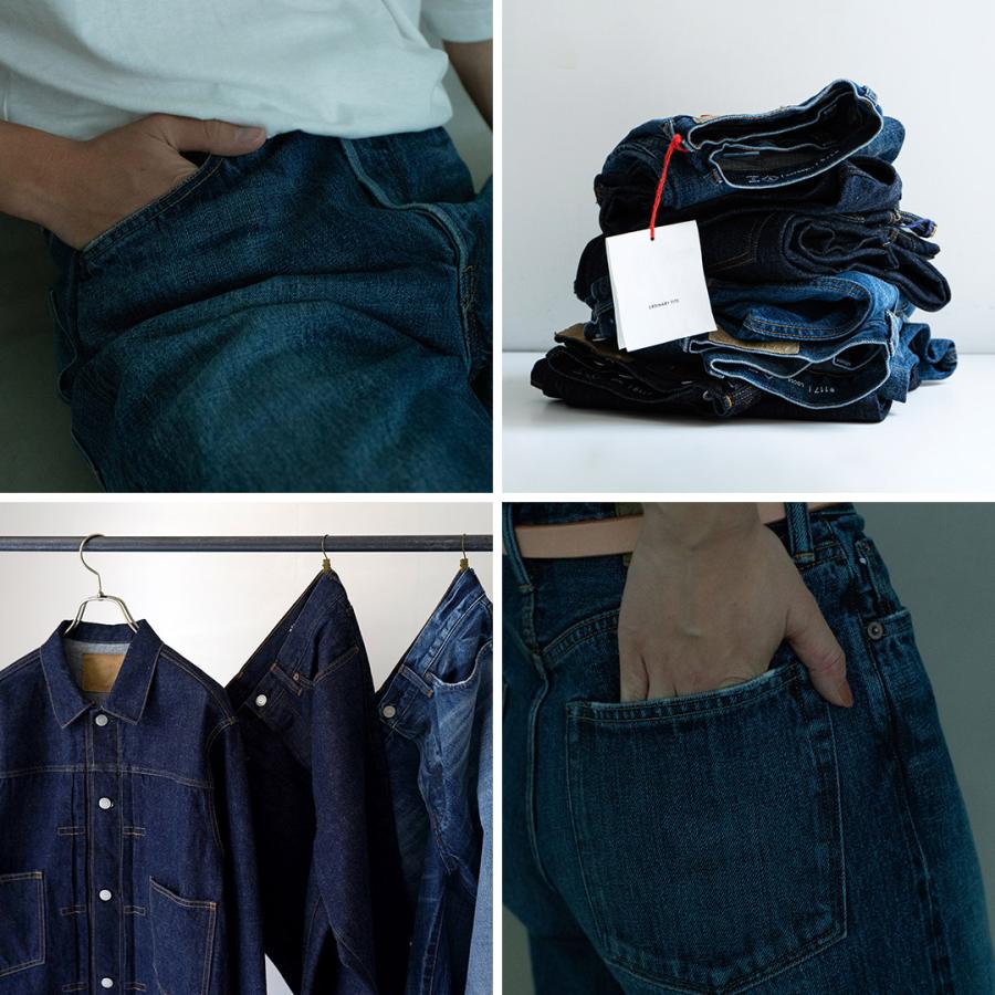 ORDINARY FITS（オーディナリーフィッツ） ルーズデニム ユーズド / セルビッジデニム テーパード インディゴ 日本製 | Ordinary fits | 04