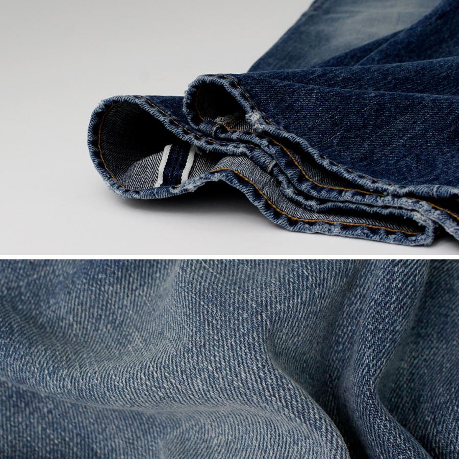 ORDINARY FITS（オーディナリーフィッツ） ルーズデニム ユーズド / セルビッジデニム テーパード インディゴ 日本製 | Ordinary fits | 05