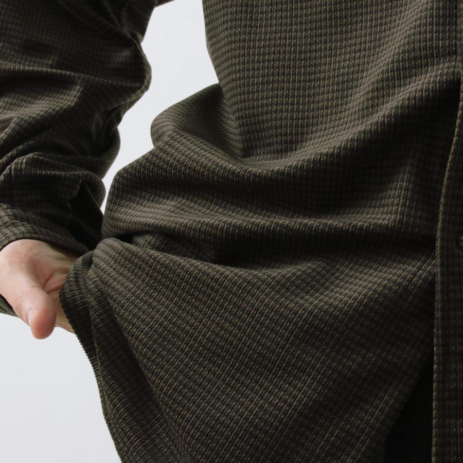 WHITE MOUNTAINEERING（ホワイトマウンテニアリング） ミッドガゼットスリーブ トリコット チェックシャツ / メンズ 長袖 柄 | WHITE MOUNTAINEERING | 09