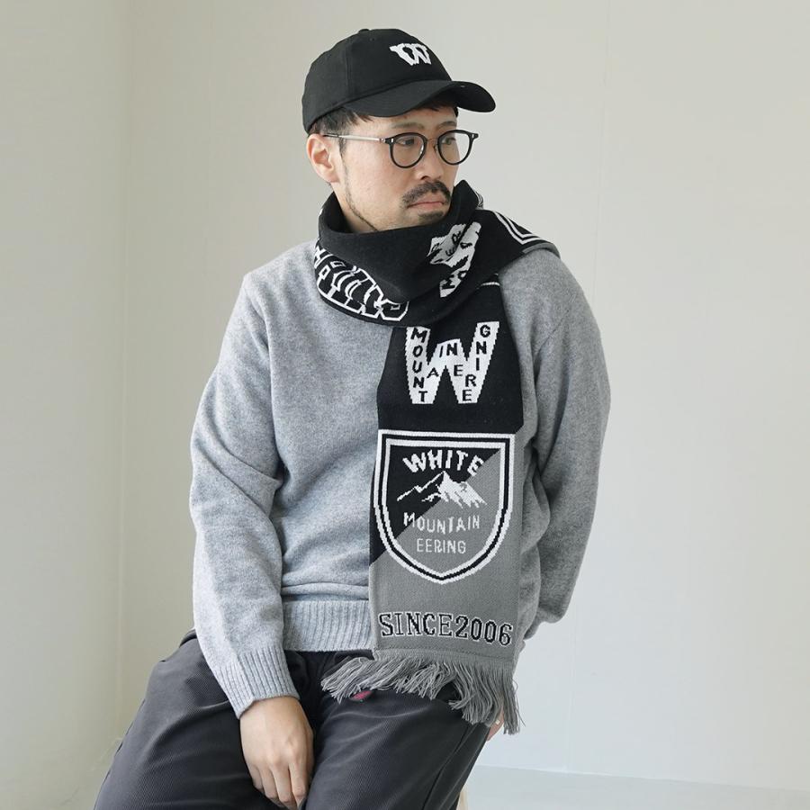 WHITE MOUNTAINEERING（ホワイトマウンテニアリング） フットボールマフラー / メンズ 柄 ニット WM FOOTBALL MUFFLER | WHITE MOUNTAINEERING | 03