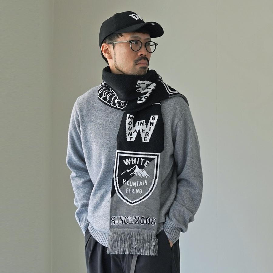 WHITE MOUNTAINEERING（ホワイトマウンテニアリング） フットボールマフラー / メンズ 柄 ニット WM FOOTBALL MUFFLER | WHITE MOUNTAINEERING | 06