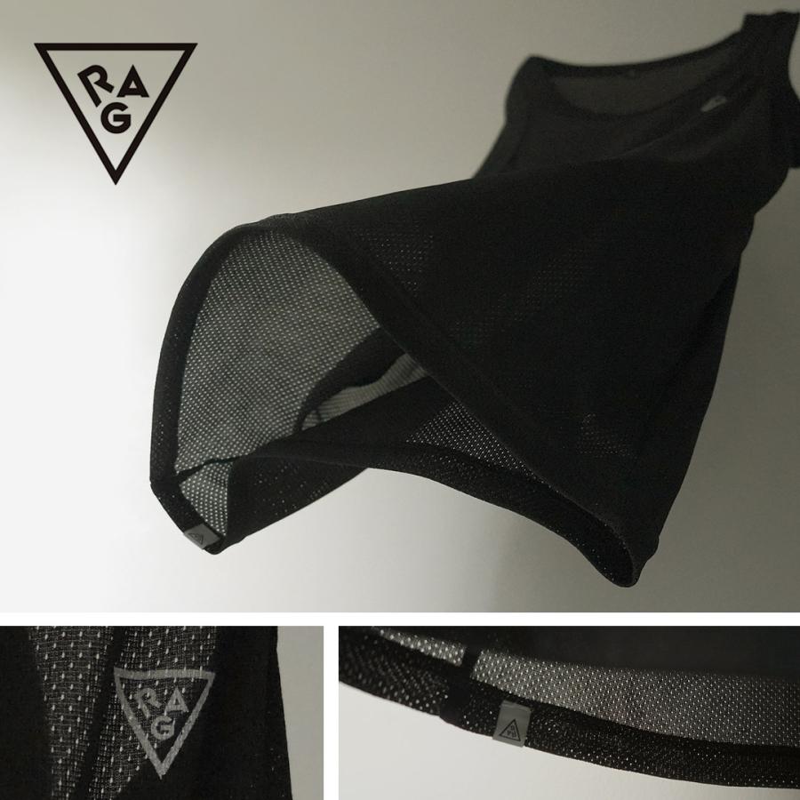 【動画あり】RAG（ラグ） エアードライ ブリザブル タンクトップ / メンズ インナー 速乾 メッシュ AIR DRY breathable Tank-Top | RAG | 07