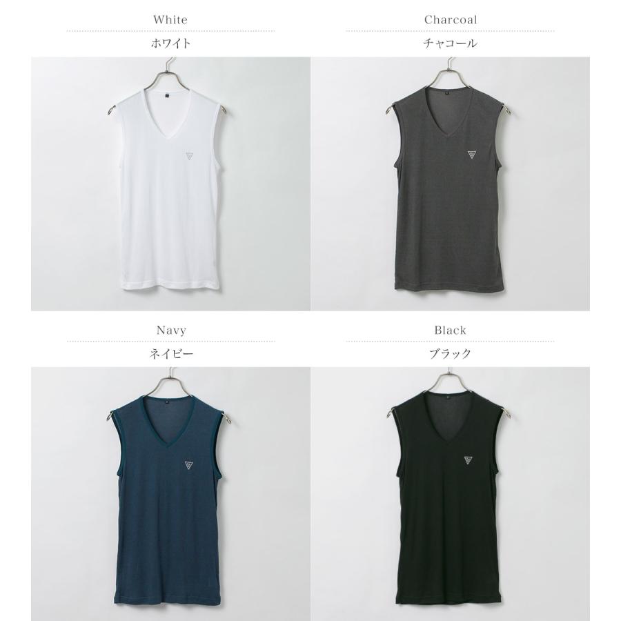 【動画あり】RAG（ラグ） エアードライ ブリザブル Vネック ノースリーブ / メンズ インナー 速乾 AIR DRY breathable V-neck Sleeveless | RAG | 05