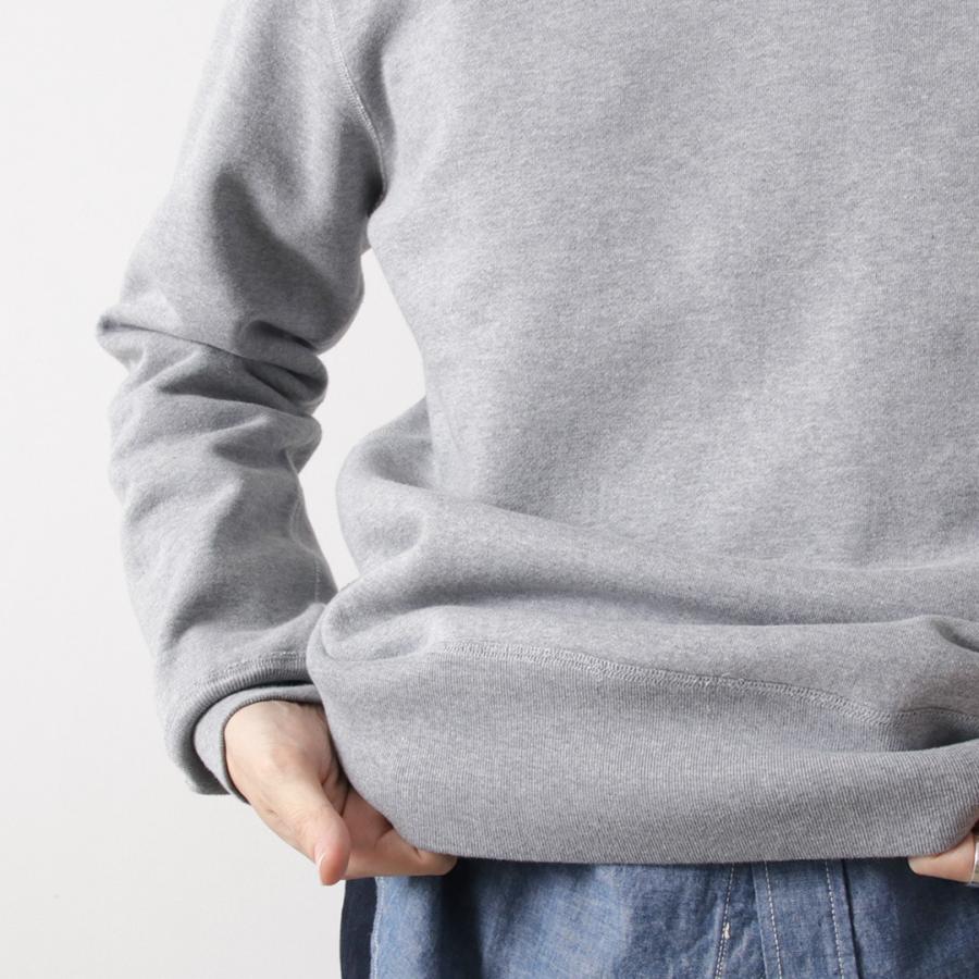 BARNS（バーンズ） 小寸 ガゼット クルーネック スウェット / メンズ 裏起毛 V字ガゼット クルーネック 無地 日本製 | BARNS OUTFITTERS | 09