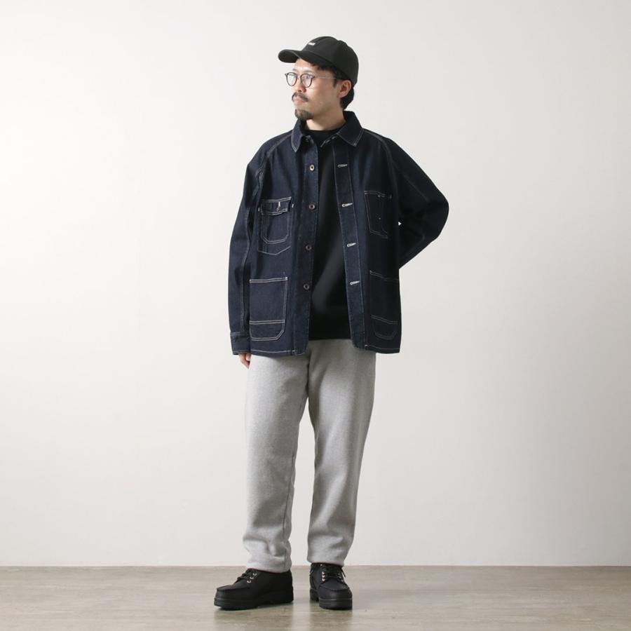 BARNS（バーンズ） 小寸 ワイドテーパードパンツ / スウェット メンズ 裏起毛 中厚手 日本製 WIDE TAPERED PANTS COZUN | BARNS OUTFITTERS | 06