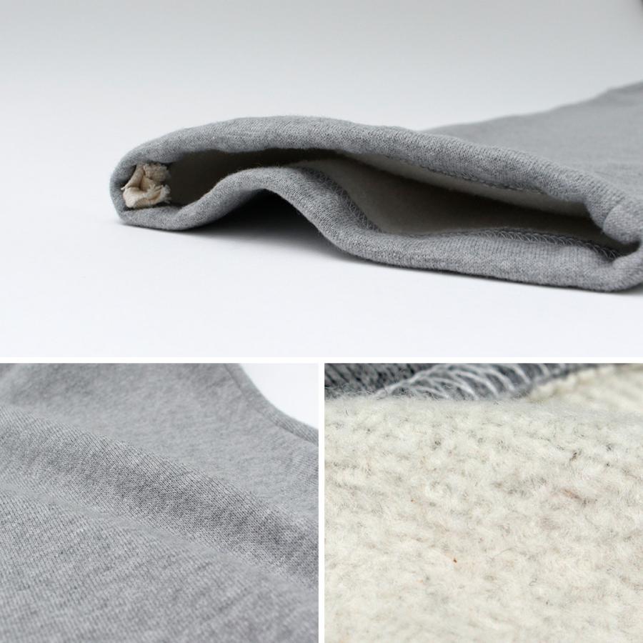 BARNS（バーンズ） 小寸 ワイドテーパードパンツ / スウェット メンズ 裏起毛 中厚手 日本製 WIDE TAPERED PANTS COZUN | BARNS OUTFITTERS | 08