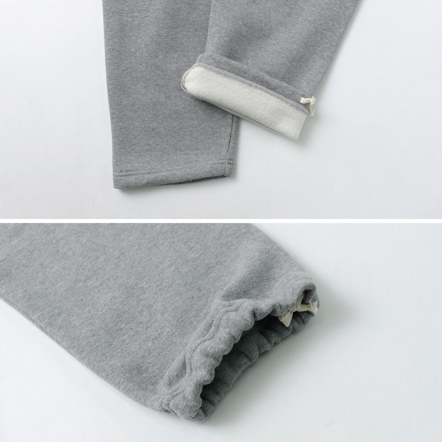 BARNS（バーンズ） 小寸 ワイドテーパードパンツ / スウェット メンズ 裏起毛 中厚手 日本製 WIDE TAPERED PANTS COZUN | BARNS OUTFITTERS | 11