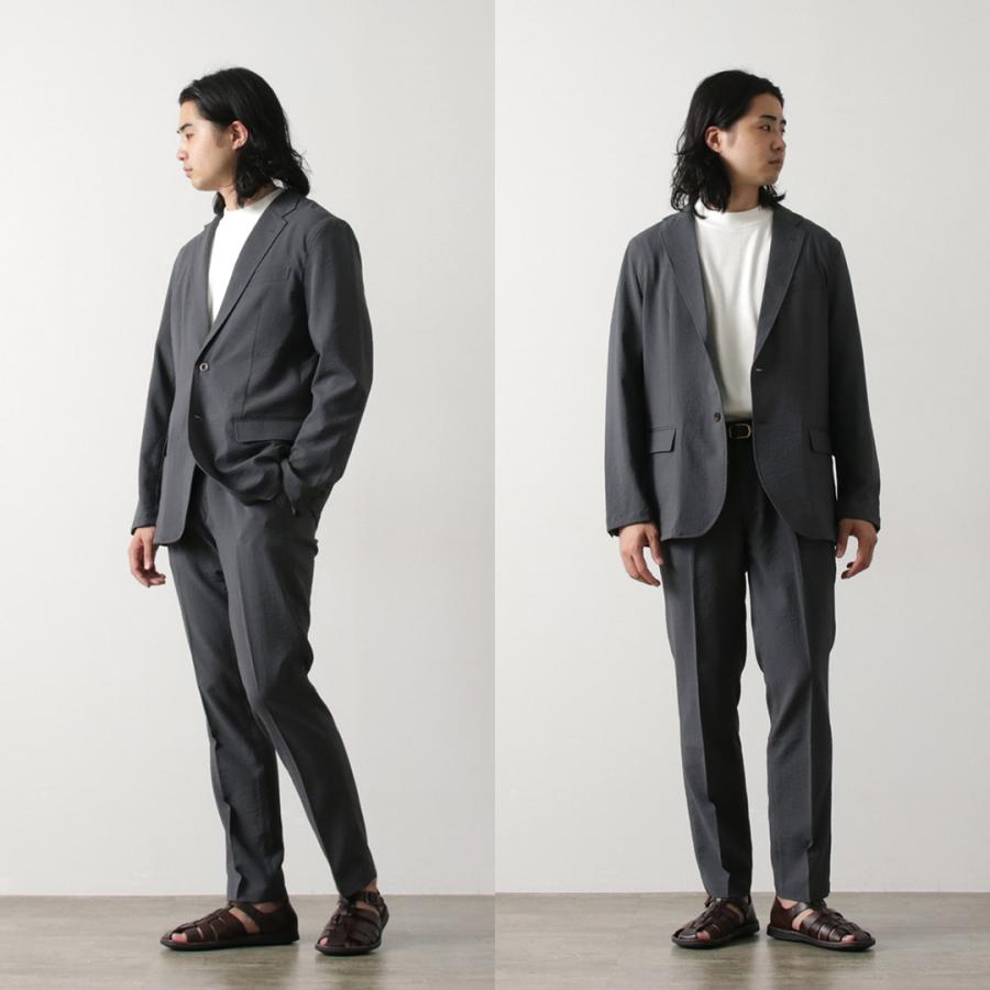 JAPAN BLUE JEANS（ジャパンブルージーンズ） 別注 シアサッカー サマーオフィサー トラウザー / メンズ ボトムス テーパード | JAPAN BLUE JEANS | 06