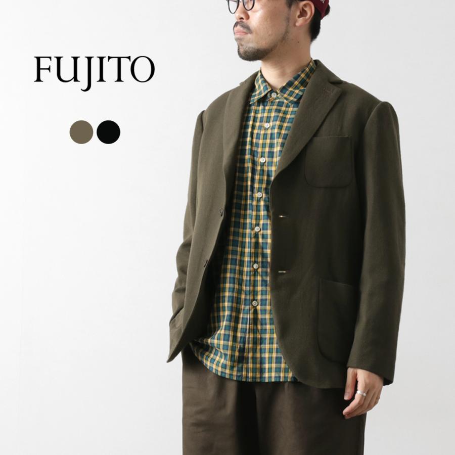 FUJITO（フジト） ナウン 2Bジャケット ウールサージ / メンズ テーラード 2つボタン 日本製 アウター N.O.UN Jacket | FUJITO
