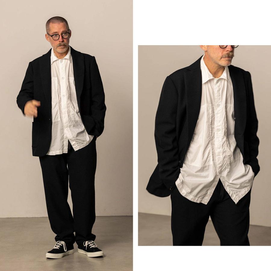 FUJITO（フジト） ナウン 2Bジャケット ウールサージ / メンズ テーラード 2つボタン 日本製 アウター N.O.UN Jacket | FUJITO | 07