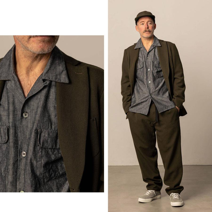 FUJITO（フジト） ナウン 2Bジャケット ウールサージ / メンズ テーラード 2つボタン 日本製 アウター N.O.UN Jacket | FUJITO | 08