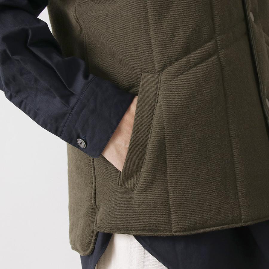 FUJITO（フジト） スキーベスト ウールサージ / メンズ アウター ベスト 前開き 中綿 日本製 Ski Vest | FUJITO | 12