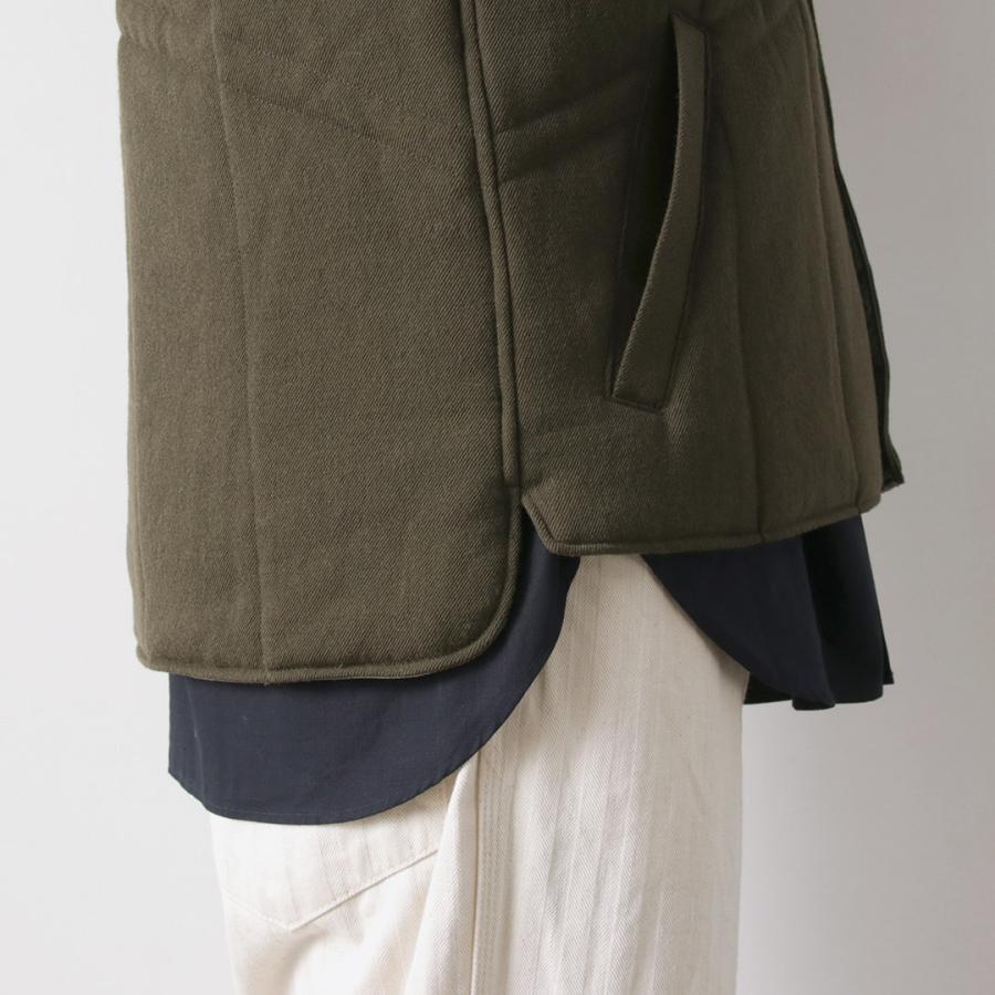 FUJITO（フジト） スキーベスト ウールサージ / メンズ アウター ベスト 前開き 中綿 日本製 Ski Vest | FUJITO | 13