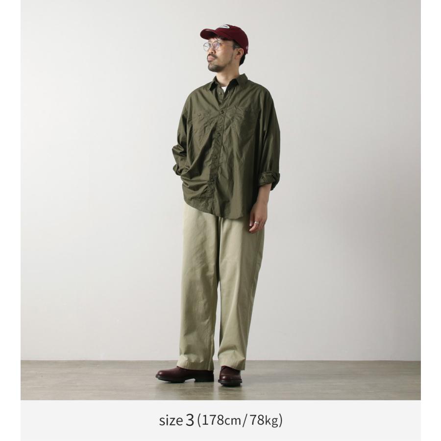 FUJITO（フジト） ビッグサイズ ワークシャツ ブロード / シャツ メンズ 長袖 カジュアル 無地 日本製 BS Shirt | FUJITO | 04