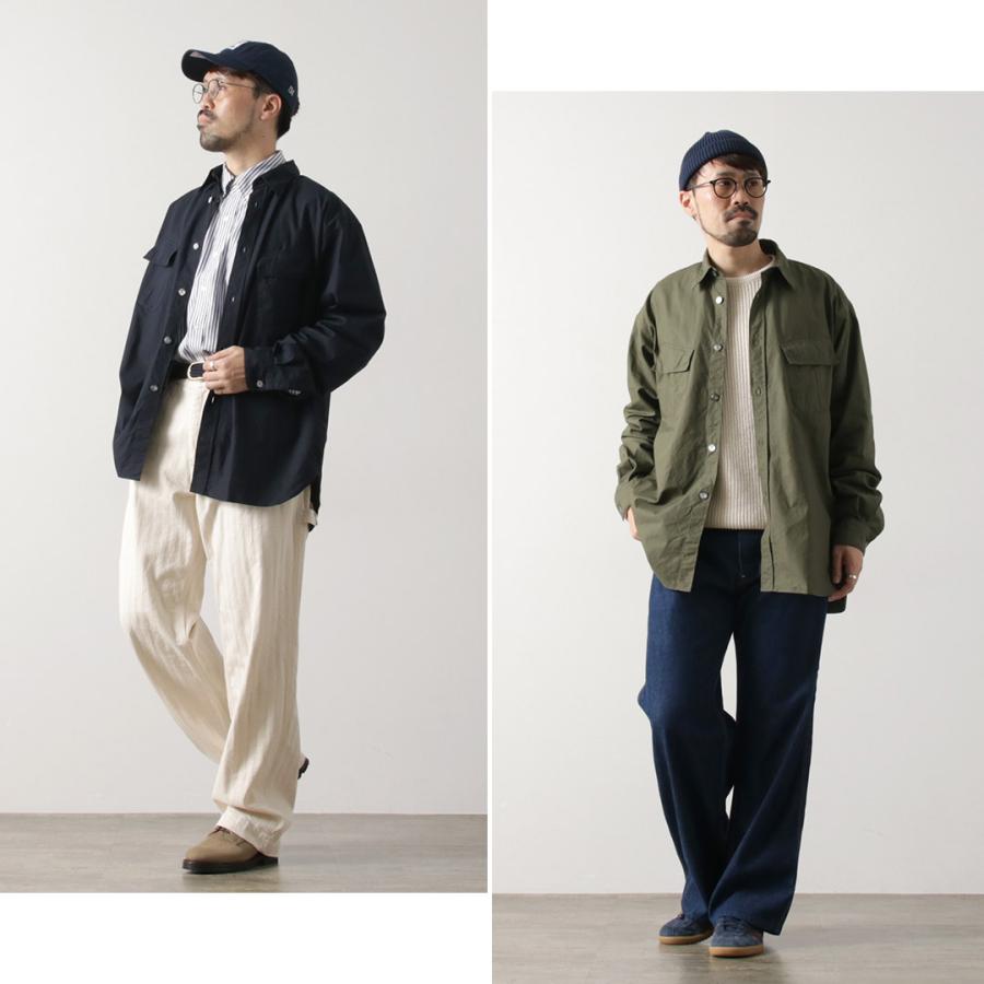 FUJITO（フジト） ファティーグシャツ リップストップ / メンズ 長袖 ミリタリー 無地 日本製 Fatigue Shirt | FUJITO | 12